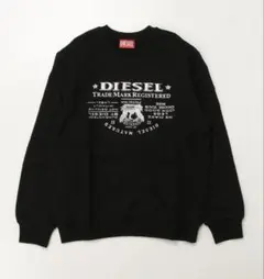 DIESEL kids size 16Y ロゴスウェットプルオーバー　ブラックのサムネイル