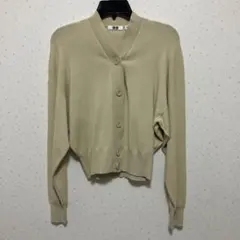 レディースUNIQLO U カーディガン M ベージュ