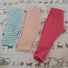 まとめ売り　H&M他　レギンス60㌢70㌢　3本セット　女児用のサムネイル