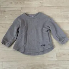 petit main ブラウン 長袖 トップス 80