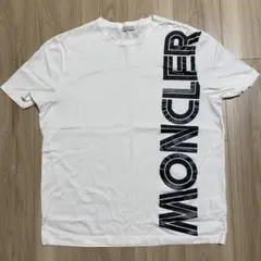 美品〕モンクレール デカロゴ プリント XS Tシャツ 国内正規品 5S550
