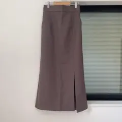 ナイスクラップ　タイトスカート スリット入り モカブラウン Mサイズ