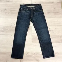 Levi's 504 ストレートデニムパンツ 濃紺 W30 フェード