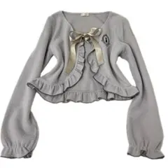 ❤︎00s axes リボンニットフリルカーディガン fairycore 姫系