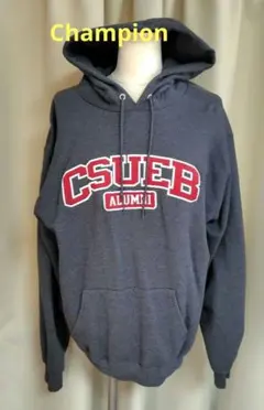 CSUEB ALUMNI パーカー グレー Champion