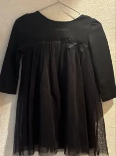 【セレモニー】ELFINDOLL CLASSIC 西松屋ブラックワンピース 90