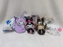 サンリオ ギャルらぴ マスコットポムポムプリンクロミ ふわふわクロミ計5点セット