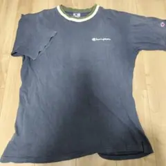 Champion メンズ Tシャツ ネイビー Mサイズ