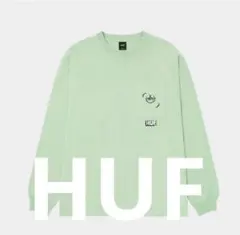 HUF ／GREEN NUGGETS POCKET LS TEE XXL
