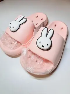 新品未使用 miffy ミッフィー サンダル ピンク 21/22cmのサムネイル