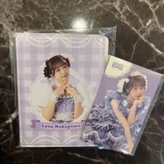 仲川瑠夏 3周年すきくじ チェキファイル、ステッカーセット