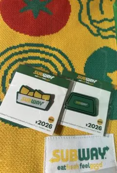 SUBWAY ピンバッジ　ニットバック　2026福袋