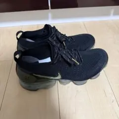 ナイキ Air Vapormax FLYKNIT 2 黒金　25.5センチ