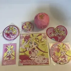 キミとアイドルプリキュア キュアアイドル　缶バッジ　色紙