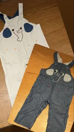 moujonjonロンパース2枚セット　80