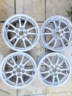 【②】トヨタ 純正 15インチ アルミホイール 4本セットのサムネイル