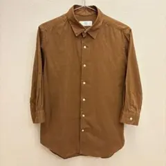 417 EDIFICE 七部袖シャツ ブラウンのサムネイル