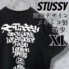 【鬼レア・希少XL】STUSSY ステューシー ワールドツアー Tシャツ 黒