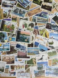 使用済み切手　外国切手　まとめ売り　大量　色々な国の切手　コレクション 外国切手 100枚セット 使用済み : yuuhiflower - 通販 - Yahoo