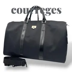 クレージュ/ボストンバッグ ロゴ総プリント 2026年最新】Courreges レディース ボストンバッグ・旅行用バッグの