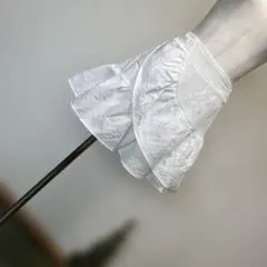 新品アシンメトリーフリルミニスカート　インパンフリルティアードスカート7号　S