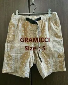 GRAMICCI グラミチ ペイズリー柄 ショートパンツ ウェビン ベージュのサムネイル