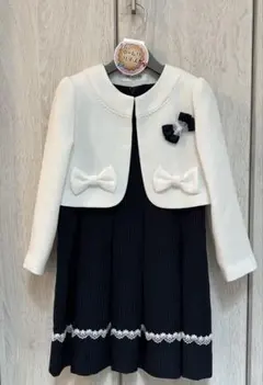 【新品/未使用】フォーマルワンピースとジャケットセット　120B