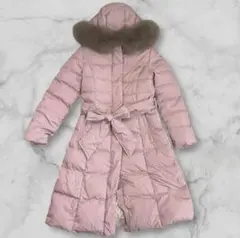 プロポーションボディドレッシング ロングフードファーダウン