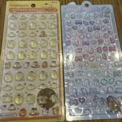 【正規品】ボンボンドロップ　ポムポムプリン ミニシール 2枚セット　mini