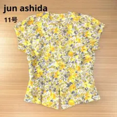jun ashida ジュンアシダ トップス ノーカラー ブラウス 花柄 11号のサムネイル