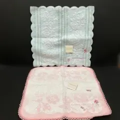 LAURA ASHLEY タオルハンカチ 2枚セット　新品