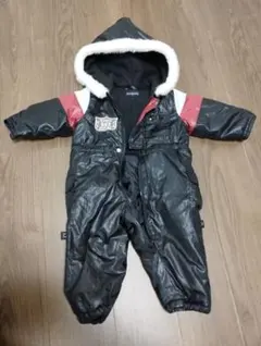 80cm ベビー　スノーウェア フード付き