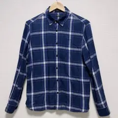 DENHAM デンハム チェックシャツ 長袖 ハーレー 紺 XS シザー刺繍のサムネイル