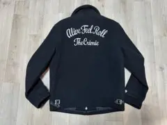 【美品】THE CRIMIE クライミー 刺繍ジャケット 黒 M ブルゾン
