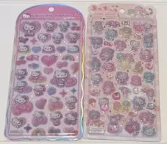 【新品未開封】うるちゅるサンリオキャラクターズ&ハローキティコットンパフィセット