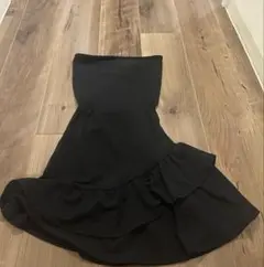 H＆M ドレス ワンピース フリルトリム ベアトップワンピース キャバドレス