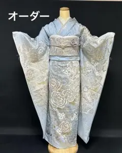振袖フルセット　辻が花　薄紫　ラベンダー　ライラック　グレー 振袖フルセット 辻が花 薄紫 ラベンダー ライラック グレー - メルカリ