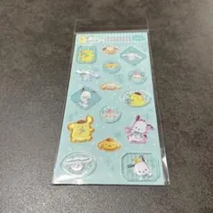 【正規品】すりガラス風シール ふわふわ 半透明 サンリオボーイズ シナモン