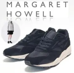 コラボ！新品【マーガレットハウエル×ミズノ】スニーカー 黒 23.5-24cm