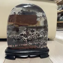 古い 景石 水石 盆景 自然石 床の間 飾石 骨董 民藝 置物 鑑賞石