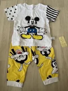 新品未使用★タグ付き★ミッキー　グーフィー風　半袖　セットアップ