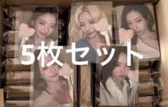 itzy GWBG 台湾 台北 makestar 特典トレカ　5枚セット itzy 台湾 台北 makestar 特典トレカ 5枚セット - メルカリ
