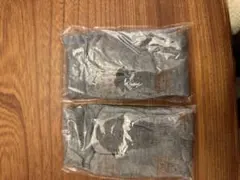 グレー 花柄 和風 ソックス 2足セット