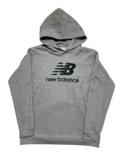 美品 newbalance ニューバランス グレー 長袖 パーカー 春 秋