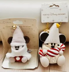 ディズニー　新品　リルリンリン　2点セット　パッチン　バッグチャームケース付