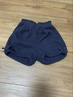 かぼちゃパンツ/ネイビー/ハーフパンツ/80