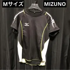 【 Mサイズ】MIZUNO スポーツシャツ 黒×白　吸汗速乾　安心匿名配送のサムネイル
