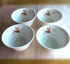 ［sango製］ディズニー くまのプーさん 湯呑み 4客