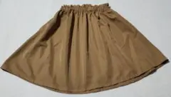 branshes★フレアスカート 120cm★ブランシェス キャメル