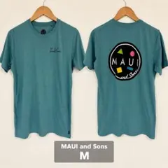 MAUI and Sons マウイアンドサンズ Tシャツ M サーフ バックロゴのサムネイル